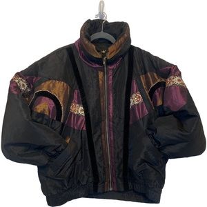 Vintage Winter Boho Bomber Jacket